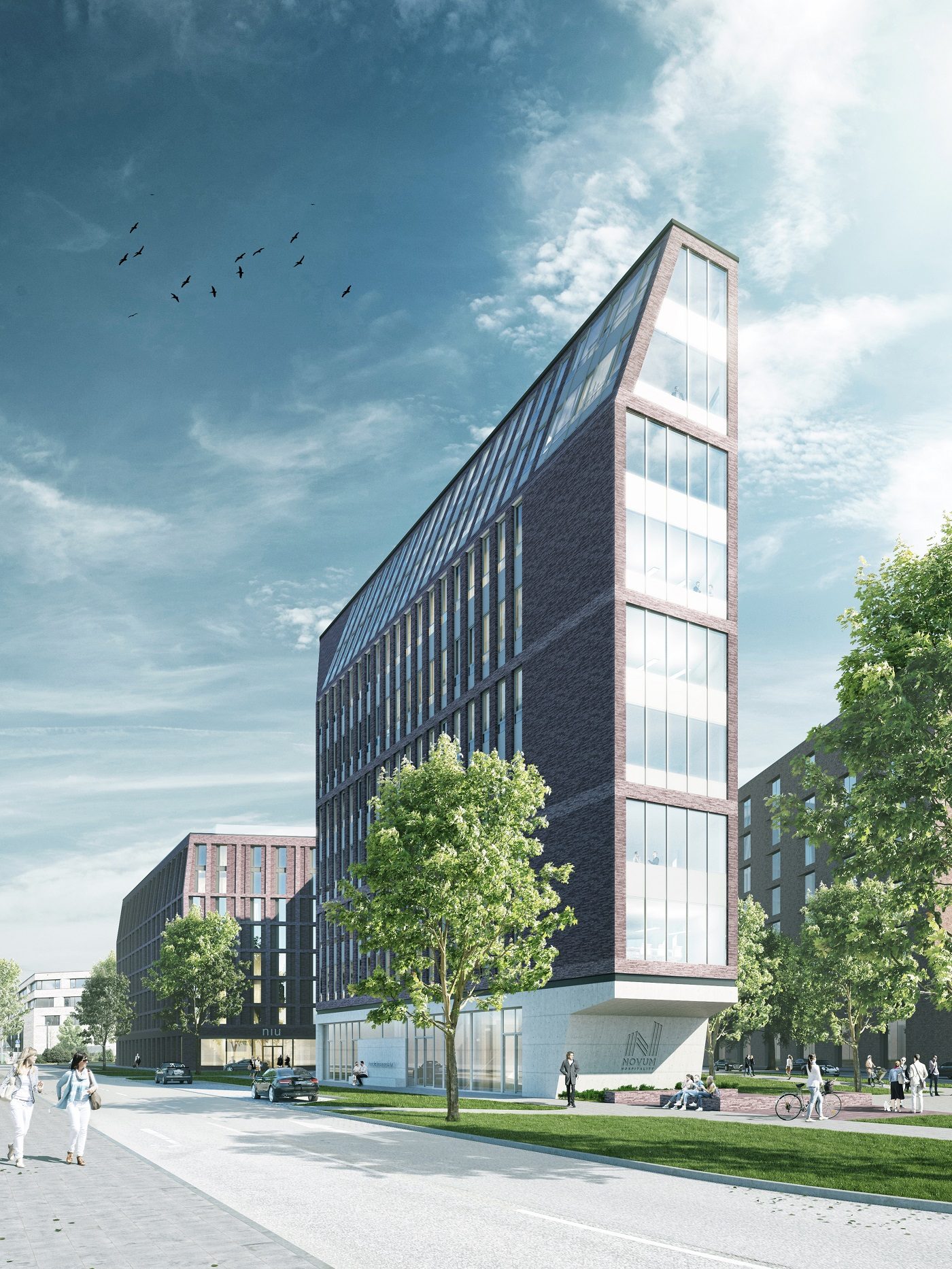 Wettbewerbsentwurf für den Hotelneubau am Anckelmannplatz